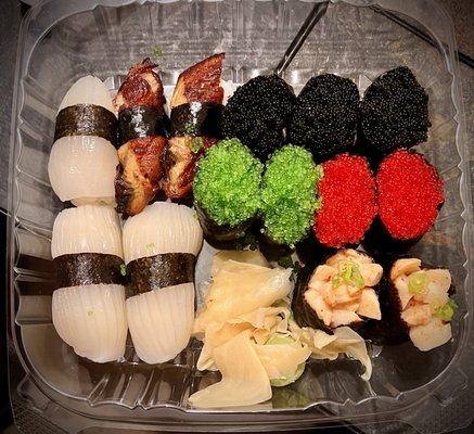 This is a delivered order. This is the Caviar special uniquely done at this specific location. Amazing