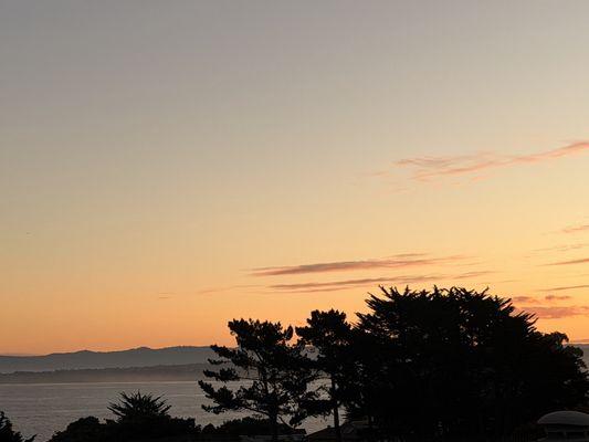 Sunrise view from unit we stayed in