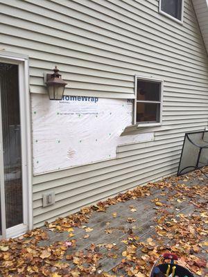 Vinyl siding repair