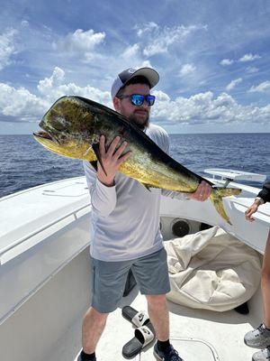 Mahi-Mahi #mahi #gulfstream #fishingcharter #fishingtrip