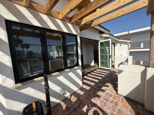 This job was a new construction in Laguna Beach California