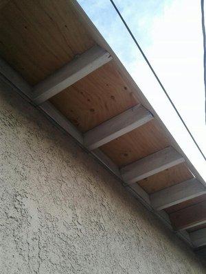 Brand new sheathing!