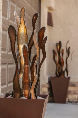 Close up of Signature Seaweed sculpture.