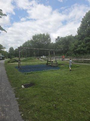 A little wooden playground to start our journey.