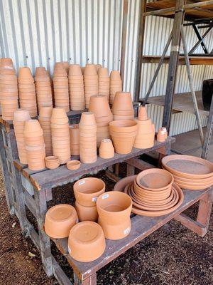 Terra cotta pots