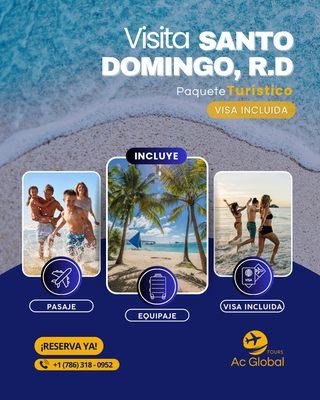 Paquete turístico personalizado a Republica Dominicana.