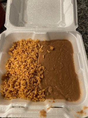 Rice and beans side