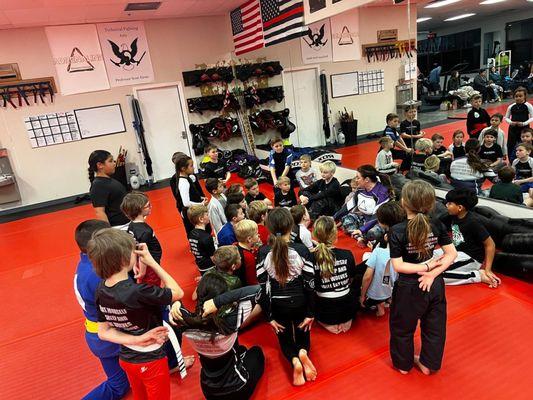 Ending class on a positive note