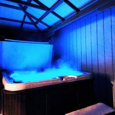 My new Arctic spa. Big Blue Spa installed.