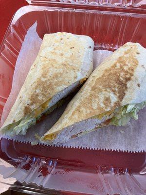 Turkey wrap.