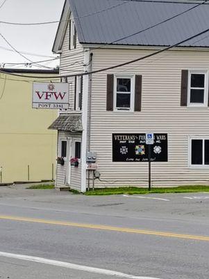 Front of the building