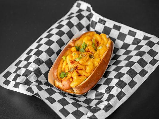 Mac N Cheese Dog