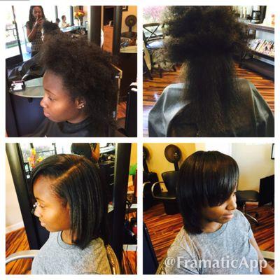 Silk pressing was no relaxer