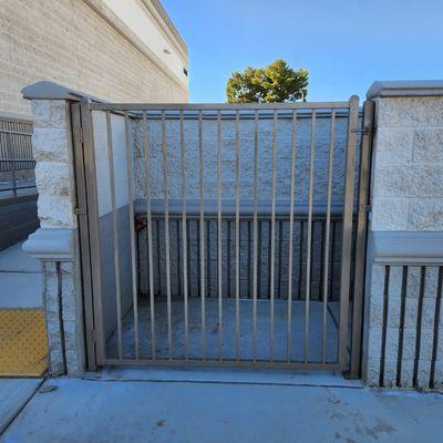 Commercial trash enclosure gate