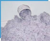 Dryer vent completely clogged.