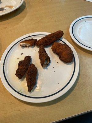 First two and replacement three all burnt.