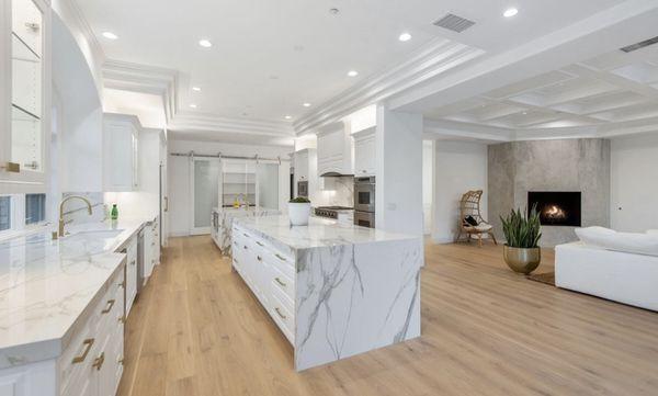 Kitchen and Family Room