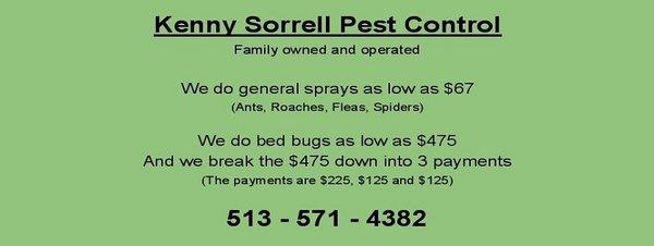 Kenny Sorrell Pest Control