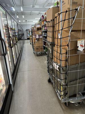 Freight everywhere; in every aisle!
