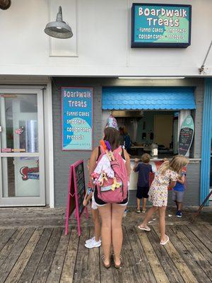 Waiting for the goods