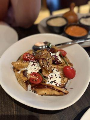 Warm Wubergine Salad