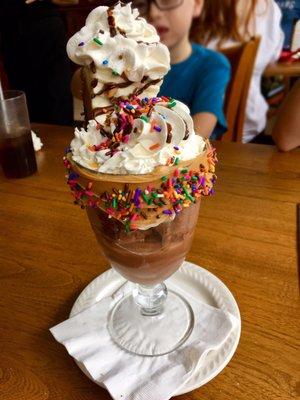 Peanut butter pie parfait