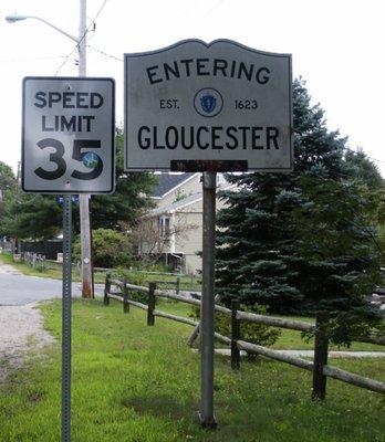 Entering Gloucester from Manchester-by-the-sea.