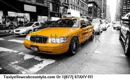 Taxi Yellow Cab County LA