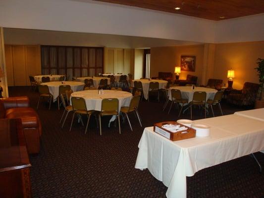 We can provide reception services as well.