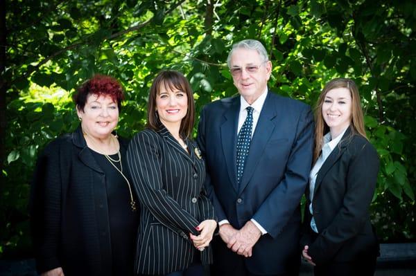 Left to right: Jacqueline F. PIvawer, Esq.; Tanya N. Helfand, Esq.; Herman Osofsky, Esq., of Counsel; Samantha E...