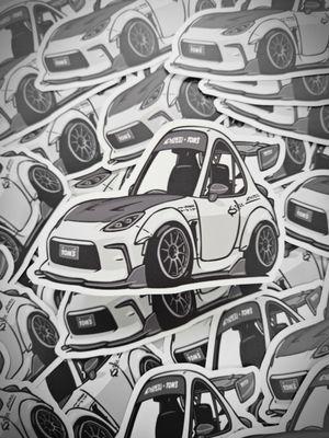 Digital Printed Stickers with Matte Lamination
