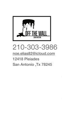 Off the wall handyman services