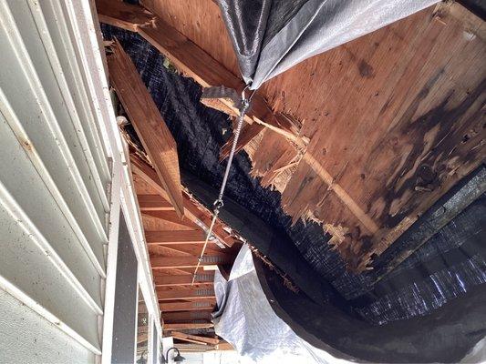 Porch Roof Tornado 2023