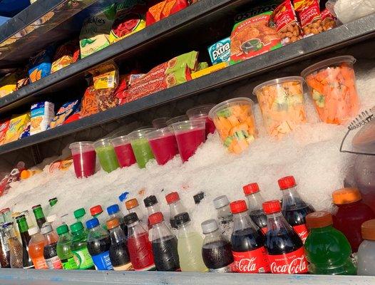 Agua Frescas, Fresh Beet Juice, Carrot Juice, and Fresh Green Juice: Kale, Spinach, Green Apple, & Cucumber