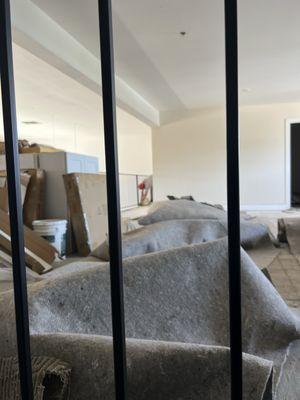 Carpet and padding coming up