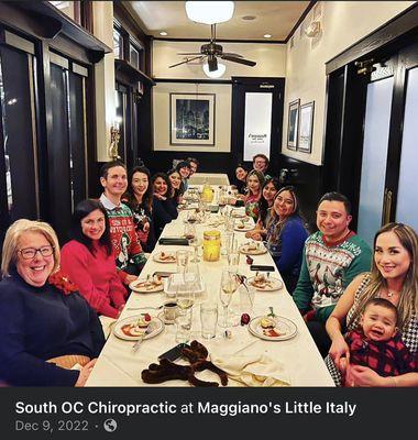 South OC Chiropractic Holiday Party