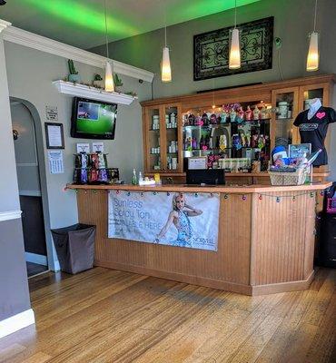 Salon Counter in waiting room