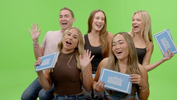 How many Gen Z'ers does it take to reboot Baggage? Apparently five -- and our green screen stage handled every bit of the drama.