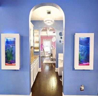 The Pink And Blue House