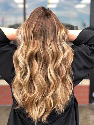High contrast balayage