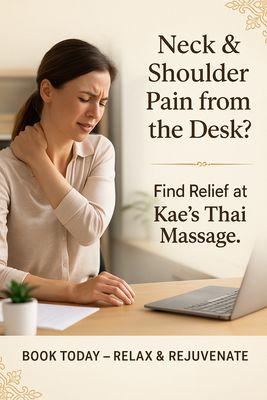 Find relief at Kae's Thai Massage