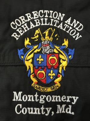 Embroidered jackets for Montgomery County