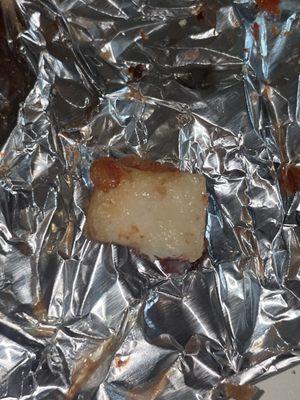 Frozen diced chicken