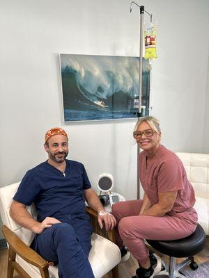 Dr. Daniels and Lisa Cleveland, RN