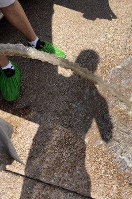 Deep steam floor care & restoration