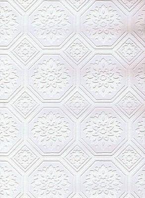 Try a embossed paintable wallcovering for a unique ceiling or accent wall!