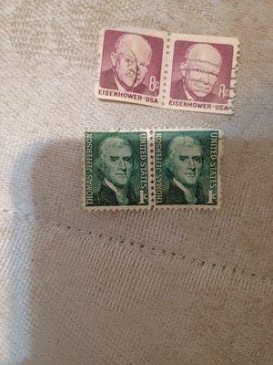 Thomas Jefferson 1 cent stamp unused