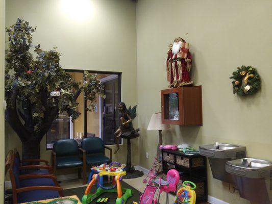 Waiting Room Play area at Christmas