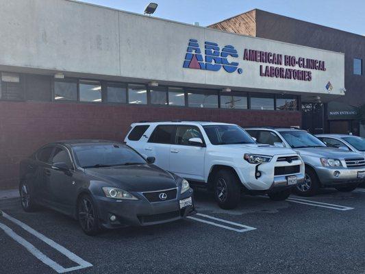 Exterior of entrance