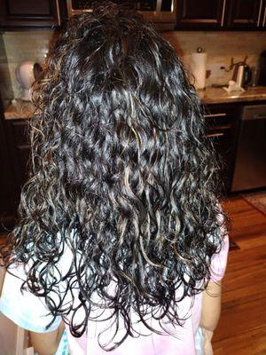Loose spirol perm